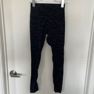 Lululemon align leggings black camo. Size 4